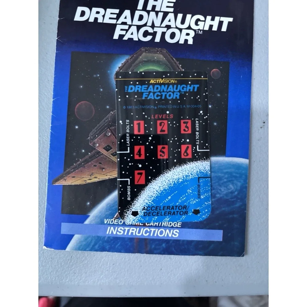 Intellivision‎ Boxed Video Game Cartridge - The Deadnaught Factor CIB